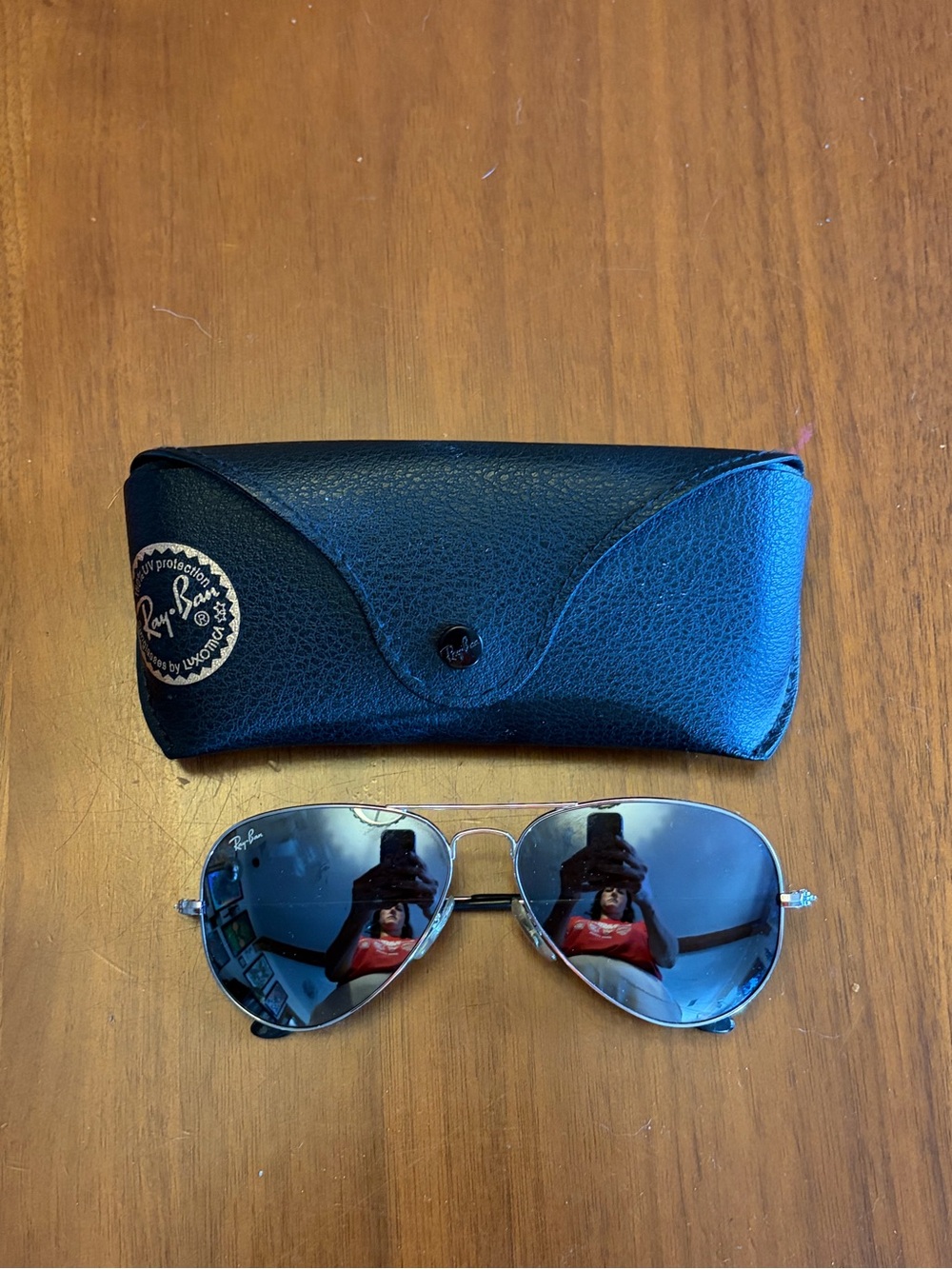 Ray-Ban Aviator Silver Frame Sun Glasses